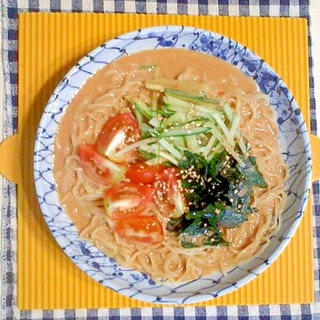 ゴマ豆乳のぶっかけ冷麺♪